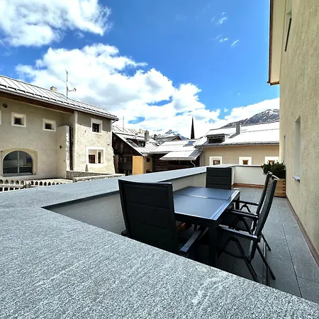 Apartment Chesa Unica - Terrassa